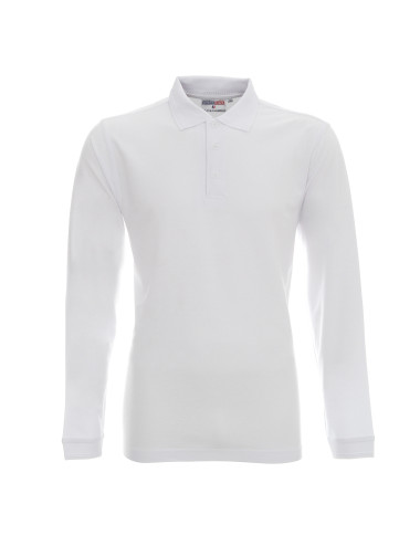 Promostars Long Cotton Men's Polo White