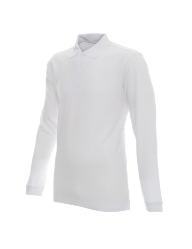 Promostars Long Cotton Men's Polo White