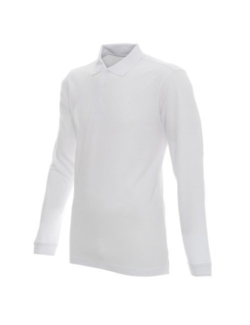 Promostars Long Cotton Men's Polo White