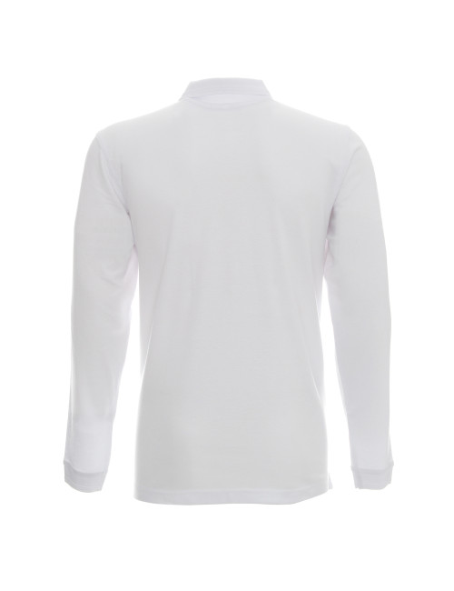 Promostars Long Cotton Men's Polo White