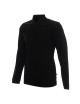 Promostars POLO Herren LONG COTTON BLACK Stickerei-Siebdruck-Logo