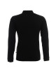 Promostars Men`s POLO LONG COTTON BLACK Embroidery Screen Print Logo