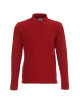 Promostars Men`s POLO LONG COTTON RED Embroidery Screen Print Logo