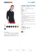Promostars POLO Damen LADIES` LONG COTTON BLACK DTF-Druck, Siebdruck