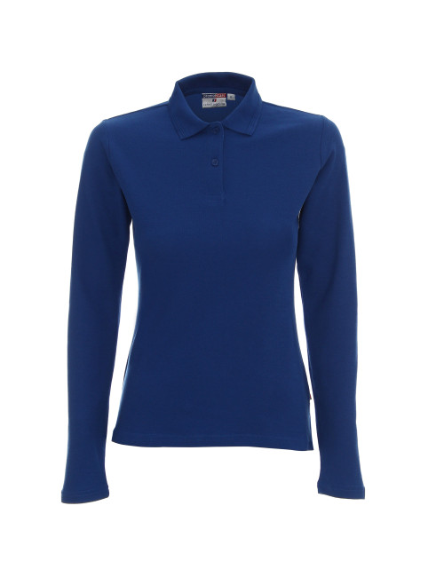 Promostars POLO Damska LADIES' LONG COTTON CHABROWY haft nadruk logo