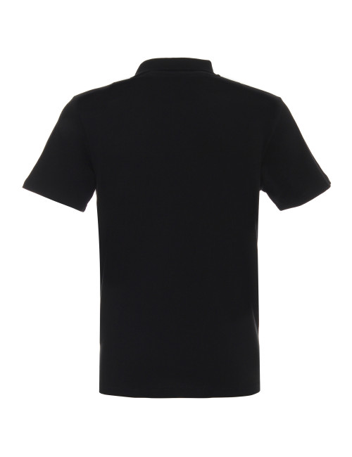 GEFFER POLO Męska 400 CZARNY haft nadruk sitodruk logo transfer DTF