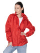 Promostars Men`s JACKET WINDBREAKER RED DTG print silkscreen logo