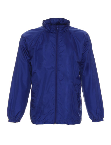 Promostars Herren WINDBREAKER JACKET COVERNON BROWN Stickereidruck Siebdruck Logo