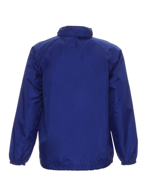 Promostars Herren WINDBREAKER JACKET COVERNON BROWN Stickereidruck Siebdruck Logo