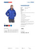 Promostars Men`s JACKET WINDBREAKER CORNFLOWER Embroidery screen printing logo