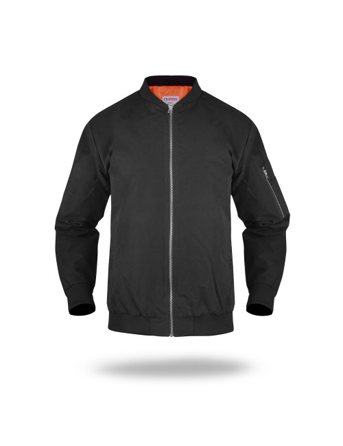 Kurtka męska Promostars Bomber czarna - P&M