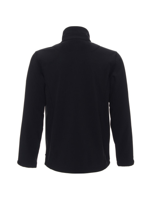 Promostars Herren HURRICANE JACKET SCHWARZ Stickerei DTG-Druck Siebdruck-Logo