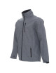 Promostars Herren HURRICANE JACKET GRAU MELANGE Stickerei Siebdruckdruck
