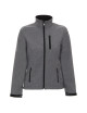 Promostars Women`s JACKET BREEZE GRAY MELANGE embroidery print DTF silkscreen