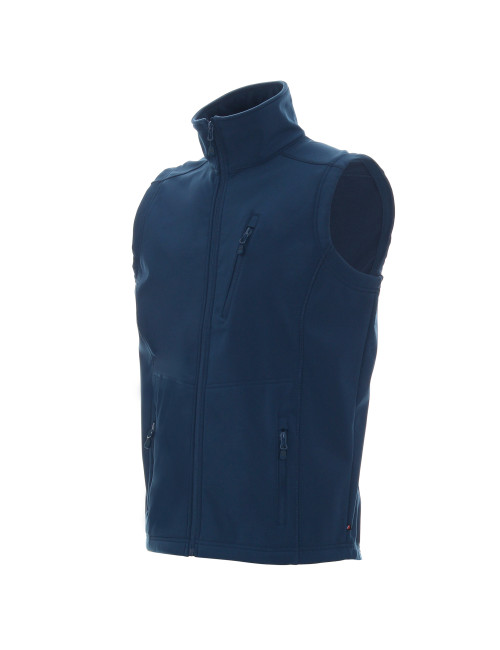 Promostars Men`s VEST WALKER DARK BLUE logo embroidery print