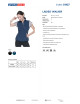 Promostars KAMIZELKA Damska LADIES' WALKER CIEMNY NIEBIESKI haft logo