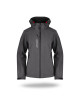 CRIMSON CUT JACKET Women AMBITION DARK GRAY MELANGE/BLACK Embroidery