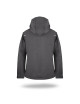 CRIMSON CUT JACKET Women AMBITION DARK GRAY MELANGE/BLACK Embroidery