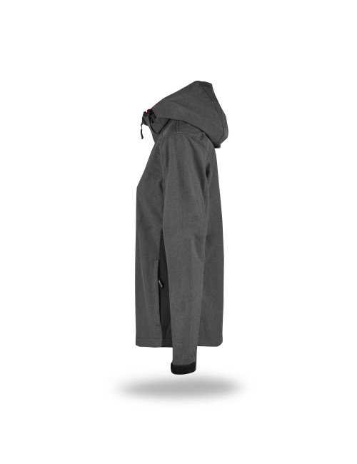 CRIMSON CUT Damen AMBITION JACKET DARK GREY MELANGE/BLACK Stickerei