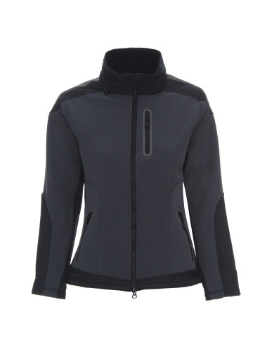Damenjacke Promostars Ladies' Storm dunkelgrau/schwarz