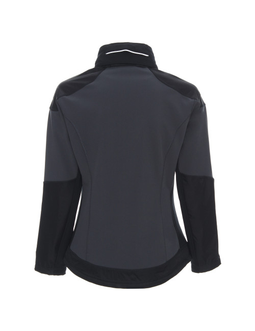 Damenjacke Promostars Ladies' Storm dunkelgrau/schwarz