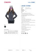 Damenjacke Promostars Ladies' Storm dunkelgrau/schwarz