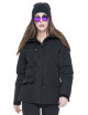 CRIMSON CUT JACKET Women`s LADIES` LOCK BLACK print embroidery silkscreen
