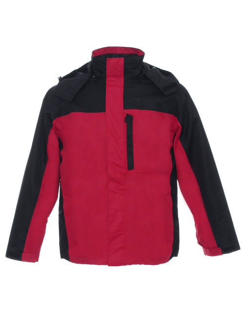 Herrenjacke Promostars Hike Dunkelrot/Schwarz