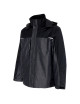 Promostars Men`s JACKET HIKE DARK GRAY MELANGE/BLACK embroidery print