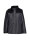 Damen-Wanderjacke Dunkelgrau Melange/Schwarz Promostars