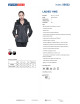 Promostars LADIES` HIKE Damen JACKE DUNKELGRAU MELANGE/SCHWARZ Stickerei