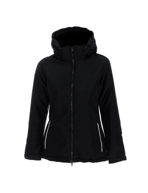 Promostars Women`s JACKET WOOD BLACK embroidery DTG print silkscreen logo