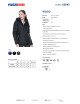 Promostars Women`s JACKET WOOD BLACK embroidery DTG print silkscreen logo