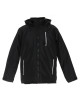 Promostars Men`s JACKET NEW FOREST BLACK Embroidery Screen Print Logo
