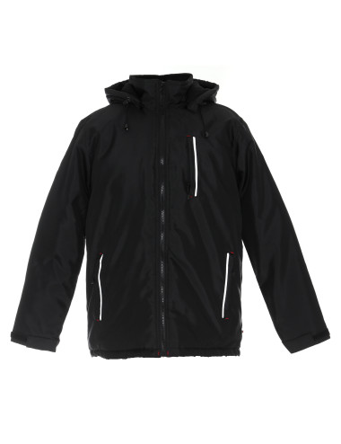 Promostars Men`s JACKET NEW FOREST BLACK Embroidery Screen Print Logo