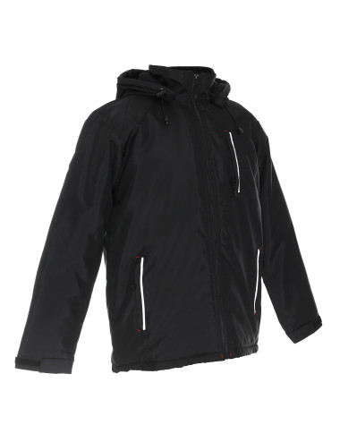 Promostars Herrenjacke NEW FOREST BLACK, gesticktes Siebdrucklogo
