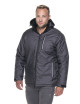 Promostars Men`s JACKET NEW FOREST DARK GRAY MELANGE silkscreen print