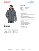 CRIMSON CUT JACKET Men`s STITCH DEEP GRAY MELANGE DTF print embroidery