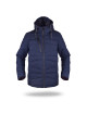 Promostars HERREN-STITCH-JACKE, DARK NAVY MELANGE, Stickdruck