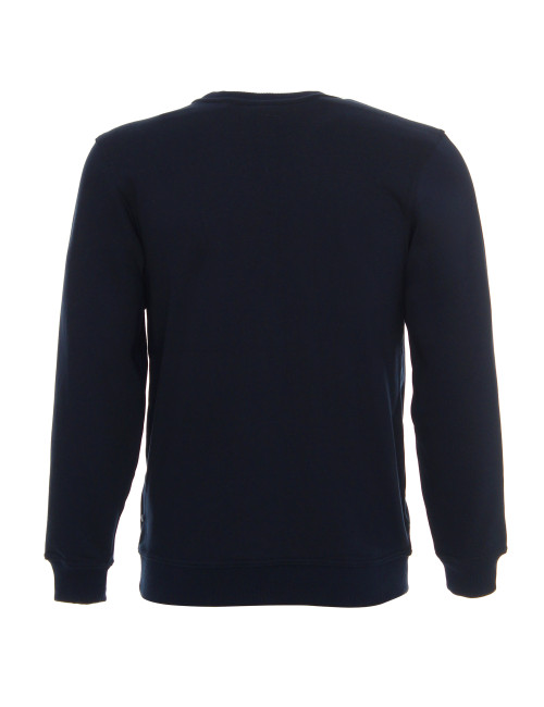 Promostars Men`s SWEATSHIRT WEEKEND NAVY embroidery screen printing logo DTG printing