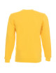 Promostars Herren-SWEATSHIRT WEEKEND YELLOW mit DTG-Stickerei und Siebdruck-Logo