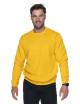 Promostars Herren-SWEATSHIRT WEEKEND YELLOW mit DTG-Stickerei und Siebdruck-Logo