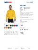 Promostars Herren-SWEATSHIRT WEEKEND YELLOW mit DTG-Stickerei und Siebdruck-Logo