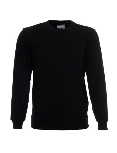 Promostars Herren SWEATSHIRT WEEKEND BLACK Stickerei, Siebdruck, Logodruck