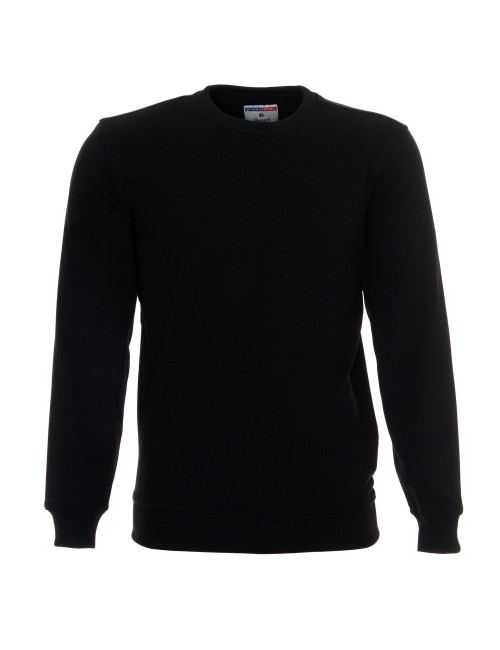 Promostars Herren SWEATSHIRT WEEKEND BLACK Stickerei, Siebdruck, Logodruck