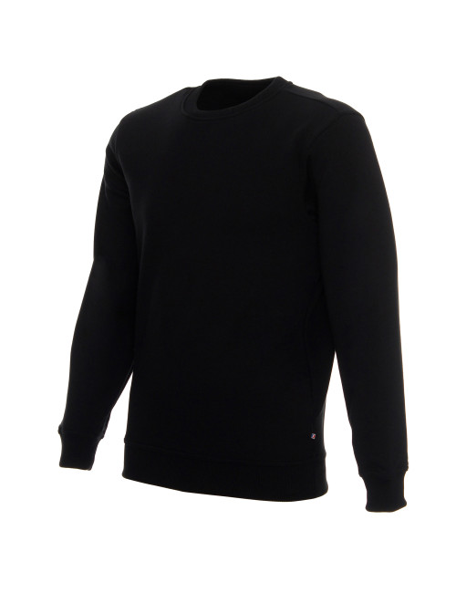Promostars Men`s SWEATSHIRT WEEKEND BLACK embroidery screen printing logo print
