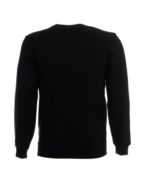 Promostars Men`s SWEATSHIRT WEEKEND BLACK embroidery screen printing logo print