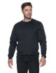 Promostars Men`s SWEATSHIRT WEEKEND BLACK embroidery screen printing logo print