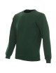 Promostars Men`s SWEATSHIRT WEEKEND BOTTLE GREEN embroidery silkscreen logo
