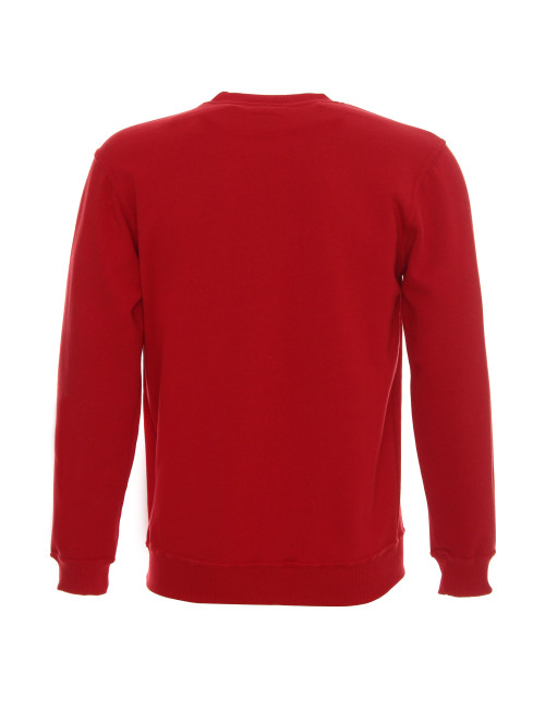 Promostars Herren SWEATSHIRT WEEKEND RED Stickerei, Siebdruck, Logodruck
